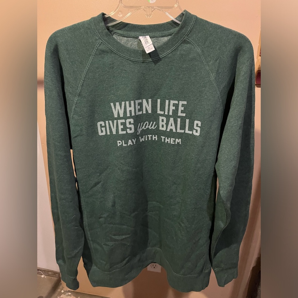 Green Crewneck Sweater